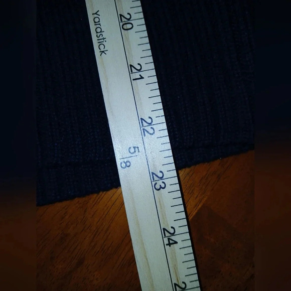 Lauren Ralph Lauren black shawl collar chunky clasp sweater women's size Medium - Picture 10 of 10